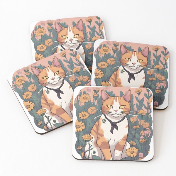 Item preview,  Cat in flowers designed and sold by RichX.
