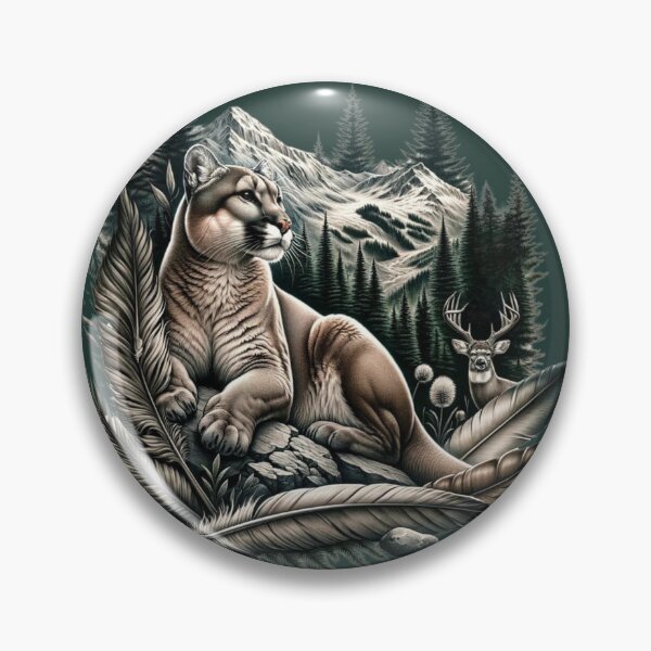 Item preview, Pantera y presa designed and sold by critterpatchusa.