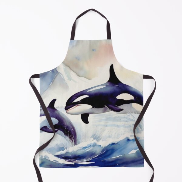 Item preview, "Orcas Breaching,  " designed and sold by Frame of Mind .