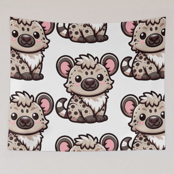 Item preview, Savannah Explorer Hyena designed and sold by ArtfulWeave.