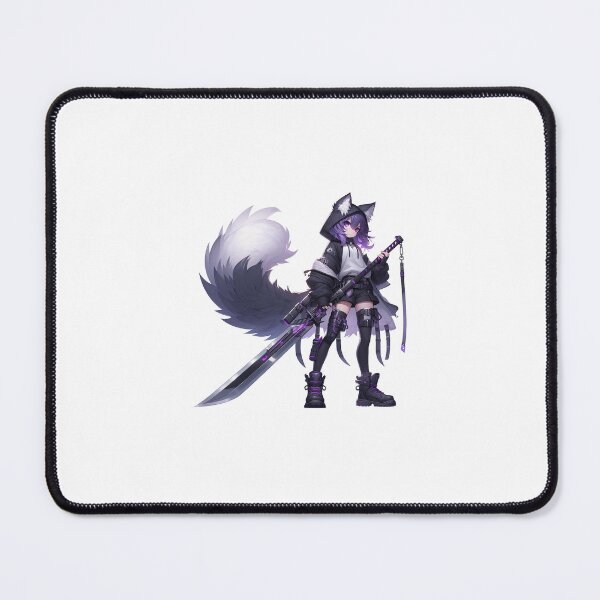 Item preview, Amethyst - The purple haired sword lady designed and sold by Vkinsify.