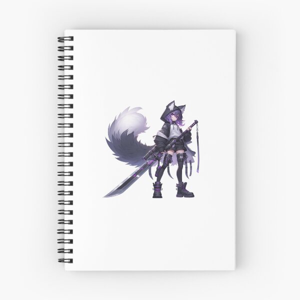 Item preview, Amethyst - The purple haired sword lady designed and sold by Vkinsify.