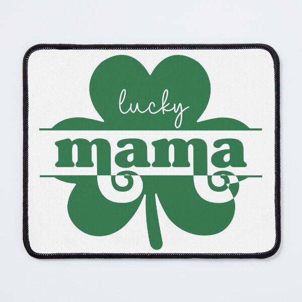 Item preview, Lucky Mama: The Clover Monogram Tribute designed and sold by FrescoDesign.