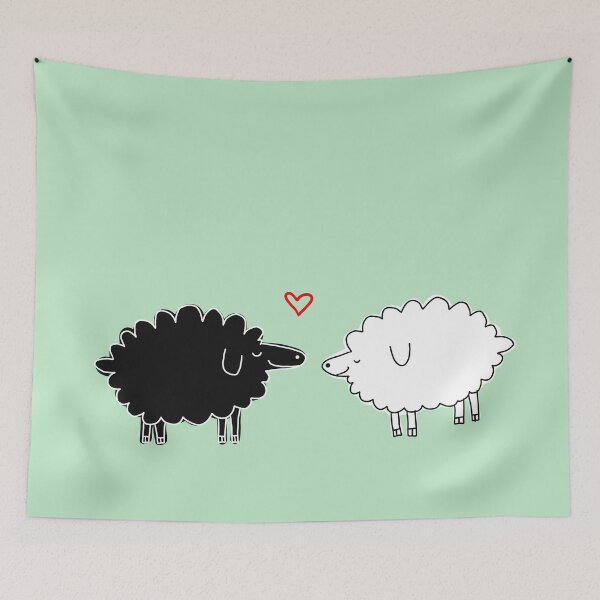 Item preview, sheep in love designed and sold by ThomaeArt.