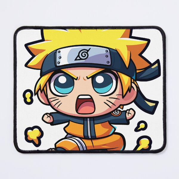 Item preview, Chibi Fighter Sticker with Funny Pose and Expression designed and sold by diegomenjivar92.