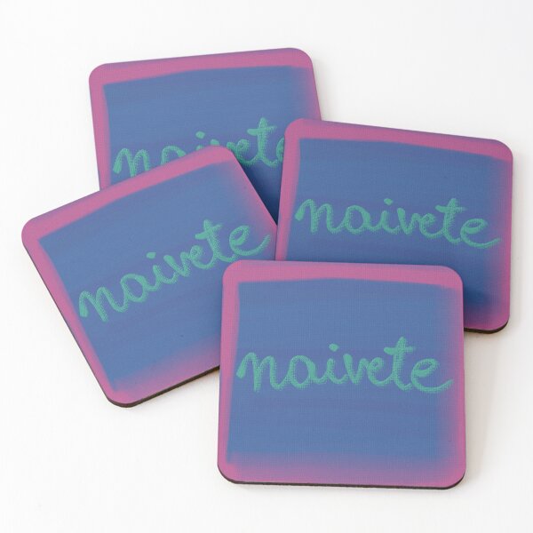 Item preview, NAIVETE word art print designed and sold by nataliavandalia.