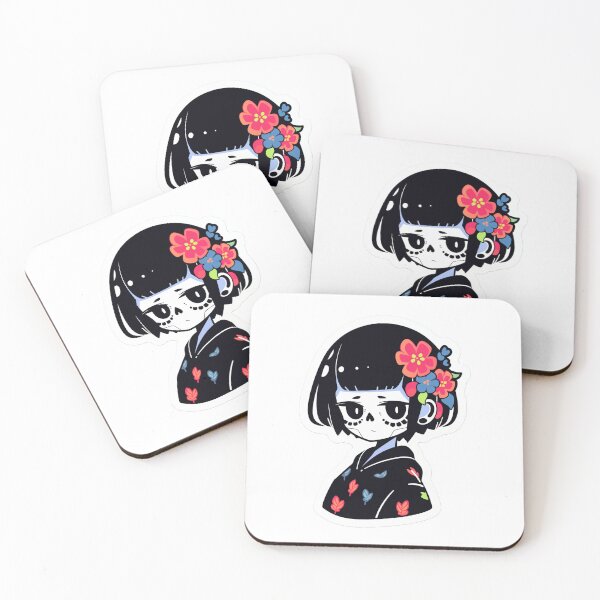 Item preview, Dia de los Muertos Anime Sticker designed and sold by AIbrushedHamlet.
