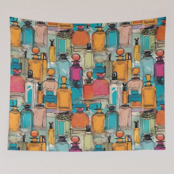 Item preview, Parfum arome in illustration art style designed and sold by WildLadyWood.