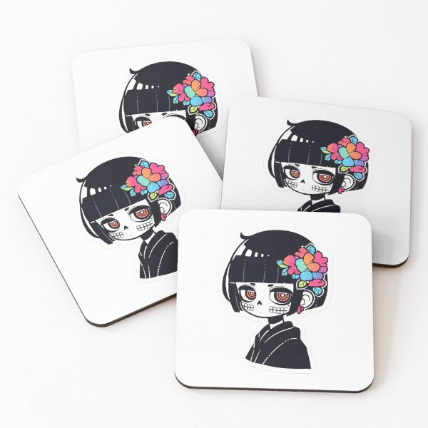Item preview, Dia de los Muertos Anime Sticker designed and sold by AIbrushedHamlet.