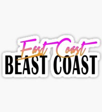 East Coast Beast Coast Sticker