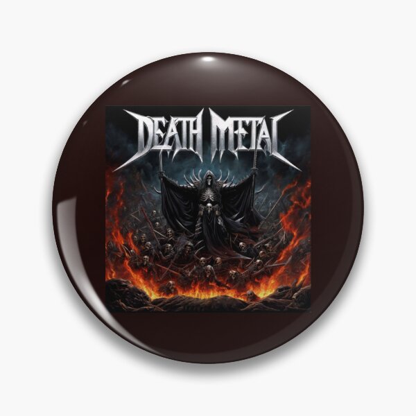 Item preview, Heavy Metal Death Metal Skulls Demons designed and sold by TheDarkWardrobe.