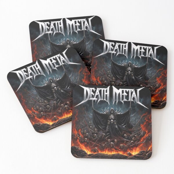 Item preview, Heavy Metal Death Metal Skulls Demons designed and sold by TheDarkWardrobe.