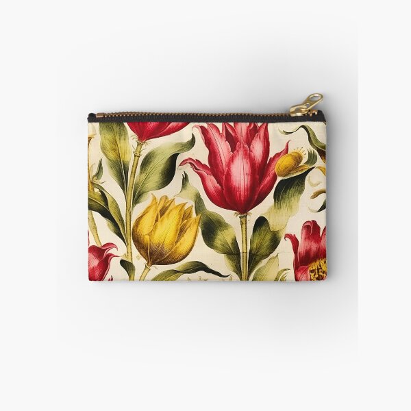 Item preview, Tulip Tile 10: Goblet of Springtime Sunshine in a Blooming Rainbow of Spiraling Blooms designed and sold by TheBrainArt.
