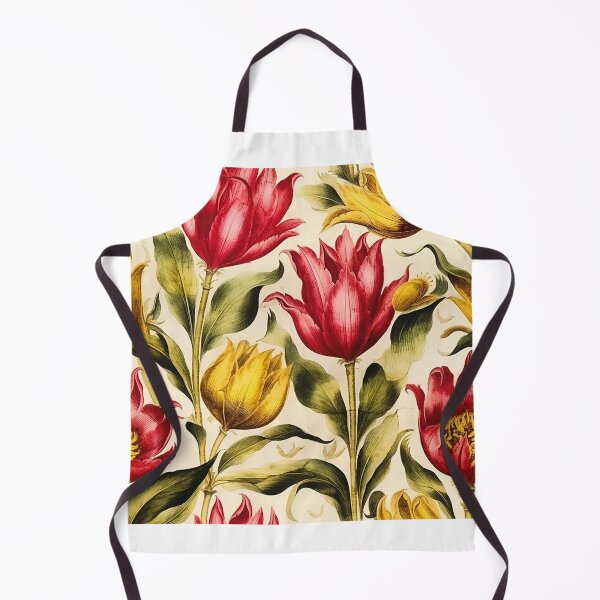 Item preview, Tulip Tile 10: Goblet of Springtime Sunshine in a Blooming Rainbow of Spiraling Blooms designed and sold by TheBrainArt.
