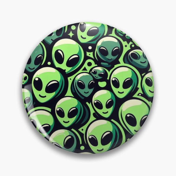 Item preview, green aliens pattern designed and sold by Mook-97.