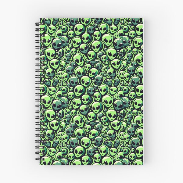 Item preview, green aliens pattern designed and sold by Mook-97.