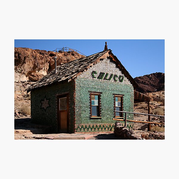 Bottle House Photographic Print