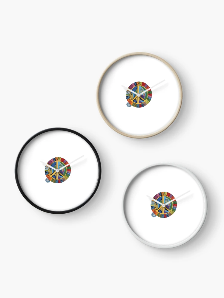 Thumbnail 3 of 4, Clock, Logo for Peace designed and sold by RaccoolDesign.