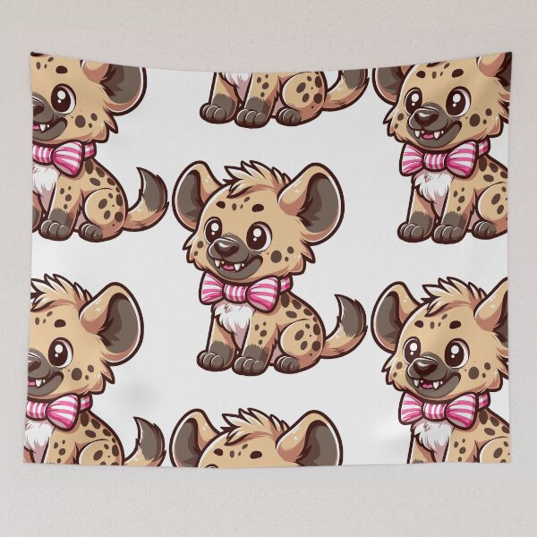 Item preview, Playful Hyena Cartoon designed and sold by ArtfulWeave.