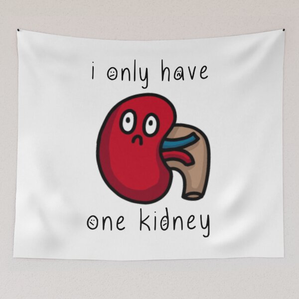 Item preview, i only have one kidney designed and sold by The Curly Redhead.
