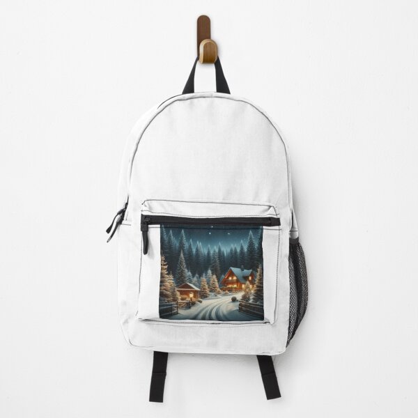 Item preview, Winter's Escape | Beautiful and Serene Winter Cabin designed and sold by InkFlugel.