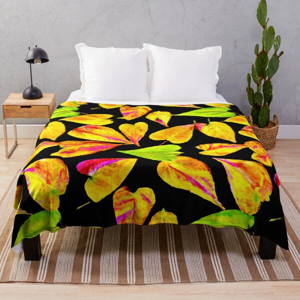 Item preview, Vibrant Foliage Glow Neon Pattern designed and sold by Health And Fitness Posts e-Store.