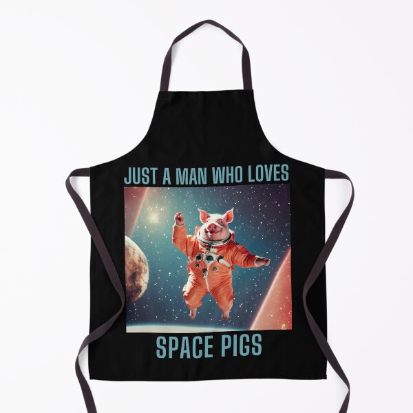 Item preview, Just A Men Who Loves Space Pigs designed and sold by SpacePigsZone.