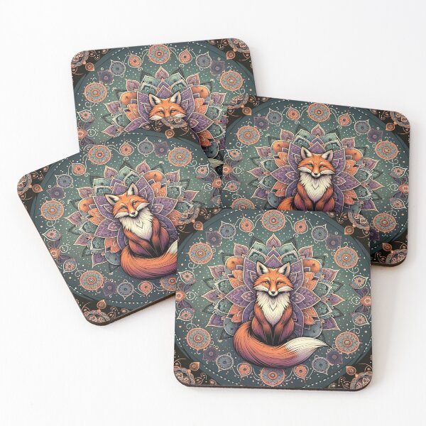 Item preview, Ancestral Wisdom: Mandala Fox designed and sold by Guia de Vida.