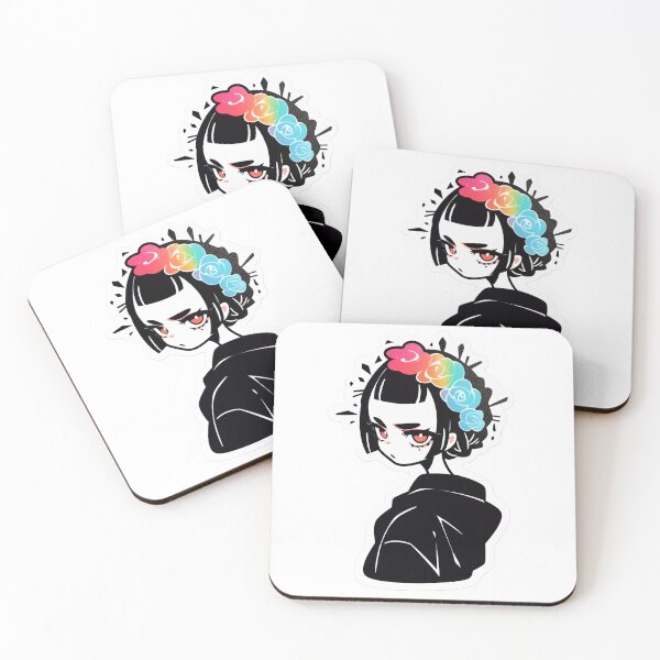 Item preview, Young Anome Frida Kahlo Sticker  designed and sold by AIbrushedHamlet.