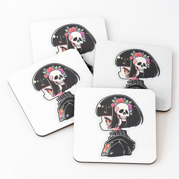 Item preview, Dia de los Muertos Anime Stickers designed and sold by AIbrushedHamlet.