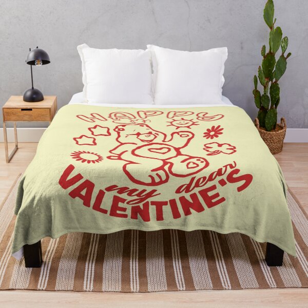 Item preview, Happy Valentines, my dear: Loveful Red Bear in a Serene World of Hearts and Flowers designed and sold by SplashTastic.