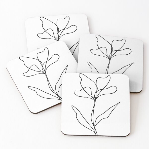 Item preview, Flower Line Art | Wildflower Leaf Design | Botanical Plant Art designed and sold by RachelFCreative.