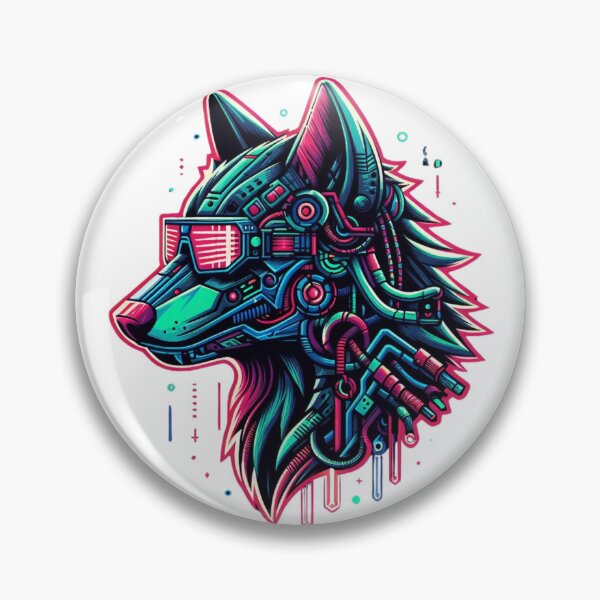 Item preview, Neon Wolf designed and sold by MrAI-Store.
