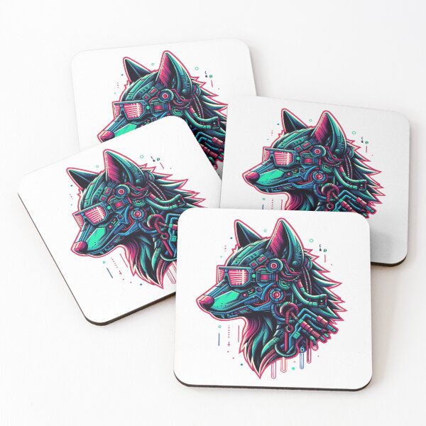Item preview, Neon Wolf designed and sold by MrAI-Store.