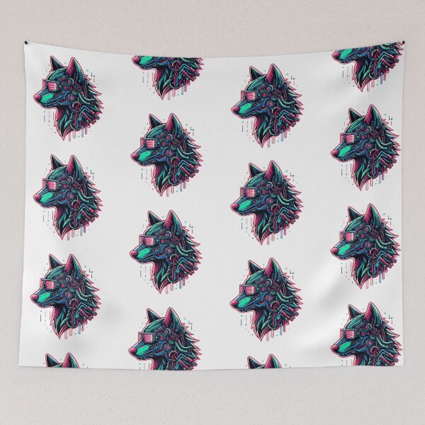 Item preview, Neon Wolf designed and sold by MrAI-Store.