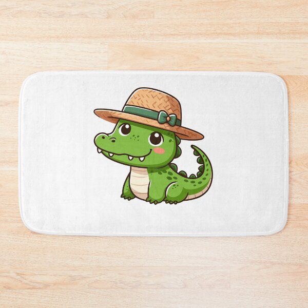 Item preview, Alligator with Hat designed and sold by ArtfulWeave.