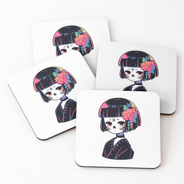 Item preview, Dia de los Muertos Anime Stickers designed and sold by AIbrushedHamlet.