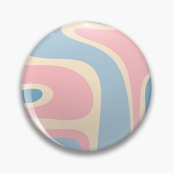 Item preview, Retro Abstract Copacetic Pattern Pastel Pink and Blue designed and sold by kierkegaard.