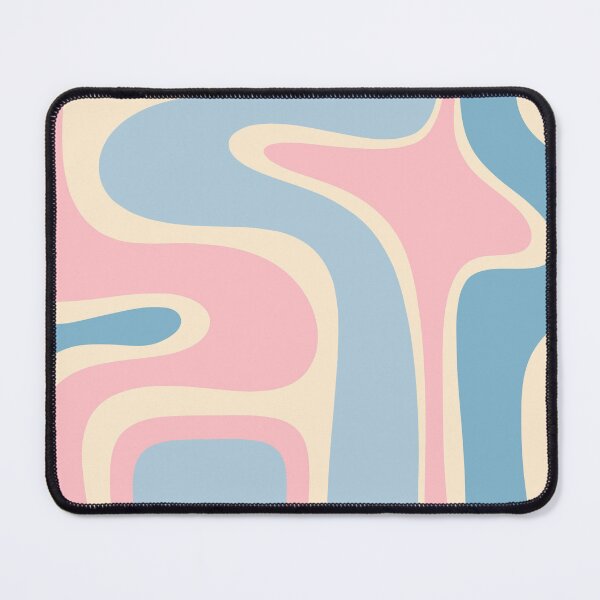 Item preview, Retro Abstract Copacetic Pattern Pastel Pink and Blue designed and sold by kierkegaard.