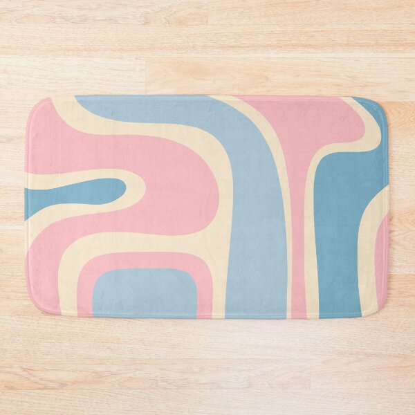 Item preview, Retro Abstract Copacetic Pattern Pastel Pink and Blue designed and sold by kierkegaard.