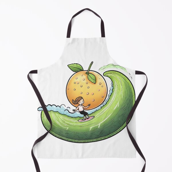 Item preview, Orange Surfing in the Sea of Trapezoid Avocado designed and sold by omerfdln34.
