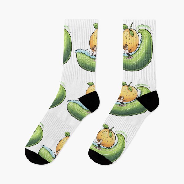 Item preview, Orange Surfing in the Sea of Trapezoid Avocado designed and sold by omerfdln34.