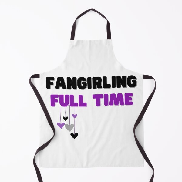 Item preview, Fangirling Full Time (purple and black) designed and sold by FateAndStardust.