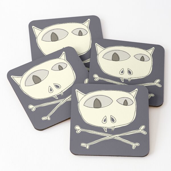 Item preview, Cat skull designed and sold by ThomaeArt.