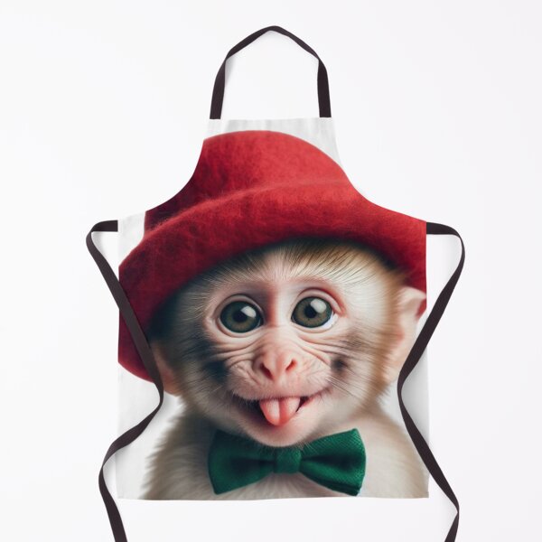 Item preview, Monkey in a red hat designed and sold by rominek77.