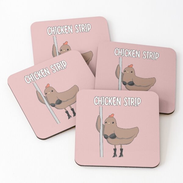 Item preview, Funny Chicken Strip Cute Hen Birb Pun designed and sold by PunPartners.