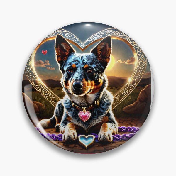 Item preview, Blue Heeler Valentine's Day 2 designed and sold by vcalemine.