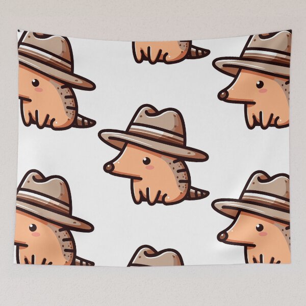 Item preview, Aardvark with Hat designed and sold by ArtfulWeave.