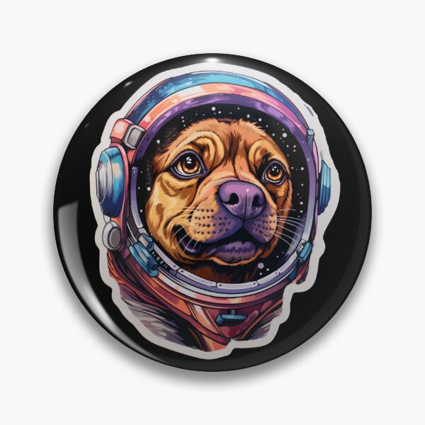 Item preview, Space Dog Stickers Galactic Wonders Vibrant Space and Planet Sticker Collection Emma designed and sold by UncleFizziwigs.