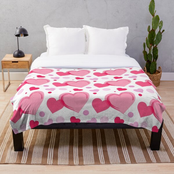 Item preview, Pink and Purple Hearts - Repeating Pattern designed and sold by bumpyroadway08.